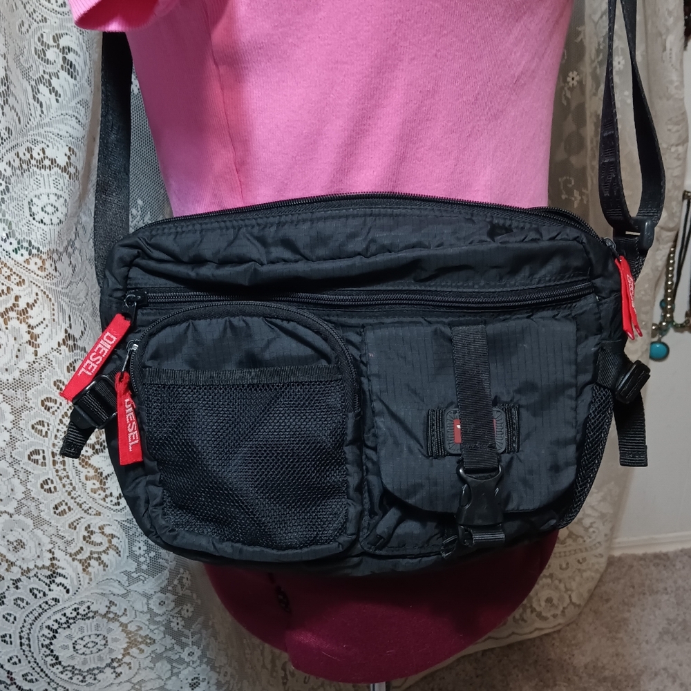 Diesel messenger bag slightly used.